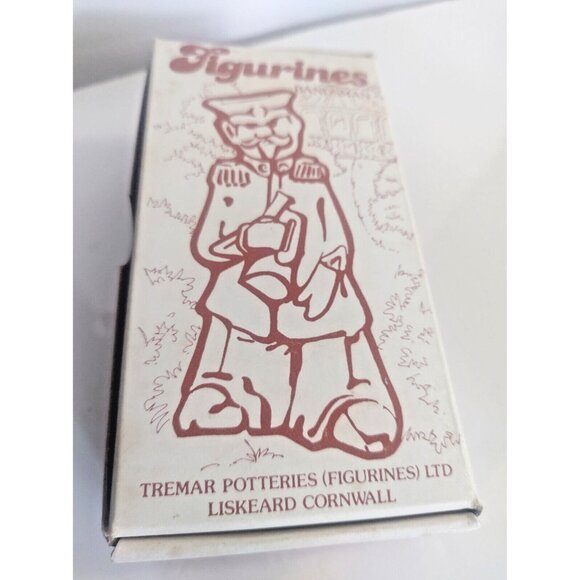 Vintage Tremar UK Hand Made Stoneware Art Pottery "Bandsman"  with Box - Picture 9 of 11